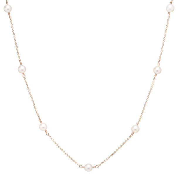 Zoë Chicco 14K Gold Pavé Diamond Initial Padlock Necklace 14K Rose Gold / 16-17-18 / T