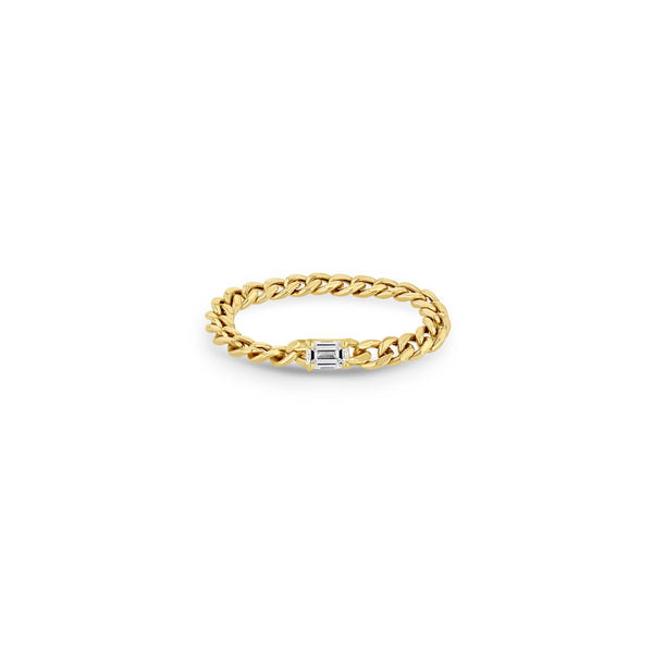 Zoë Chicco 14k Gold Itty Bitty Heart Chain Ring – ZOË CHICCO