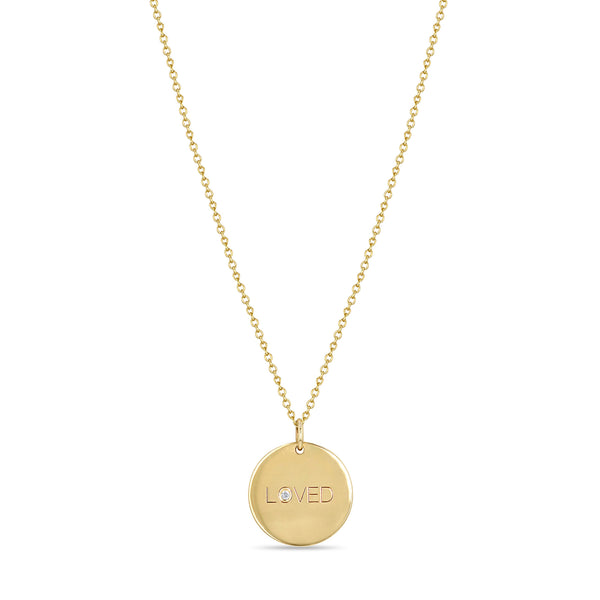9ct Gold Disc Necklace – John Ross Jewellers