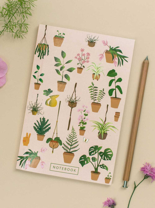 Grace notesbog Se ViSSEVASSE notesbogen med plantemotiv