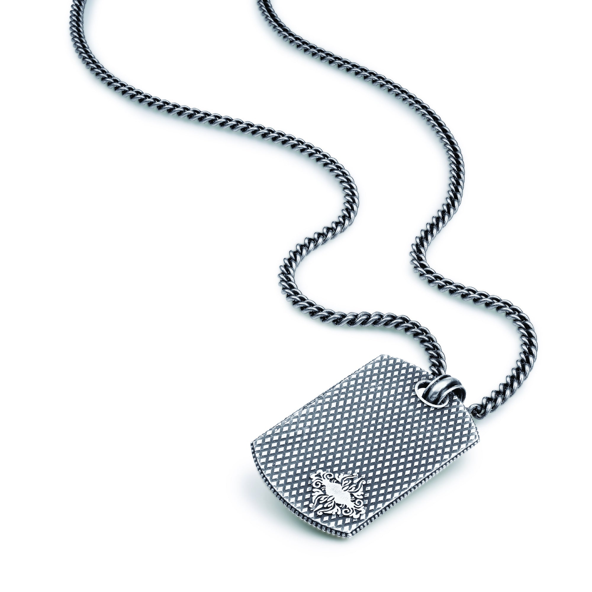 mens photo dog tag necklace