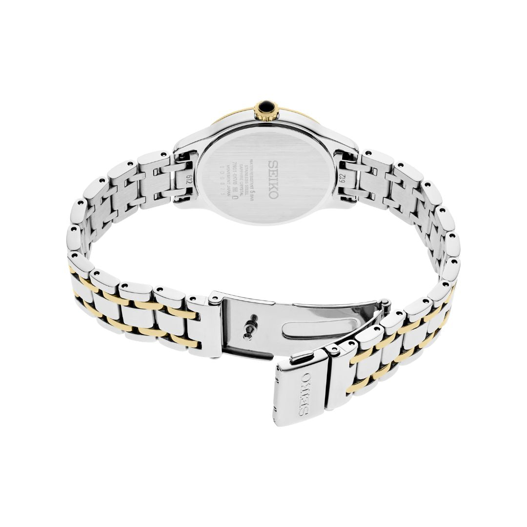 Seiko Mother of Pearl & Diamond Gold Tone Watch - Desires by Mikolay