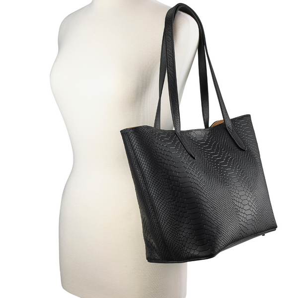 Gigi NY Leather Teddie Tote Bag - Desires by Mikolay