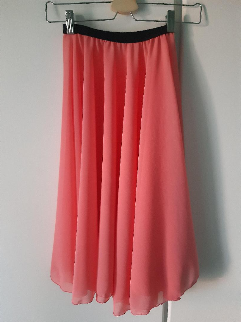 Image of Hibiscus chiffon skirt