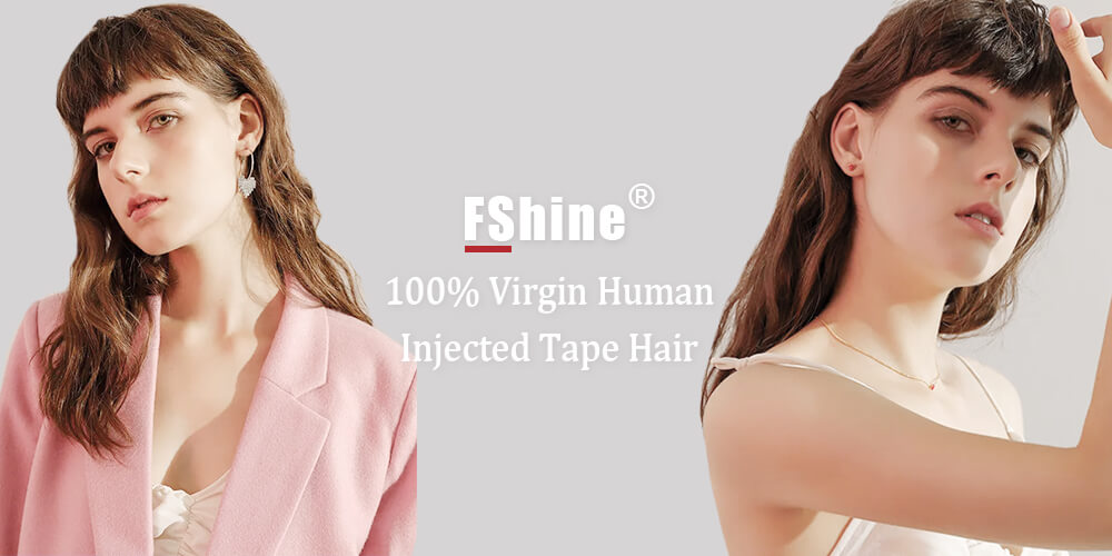 injection tape in virgin human hair extensions