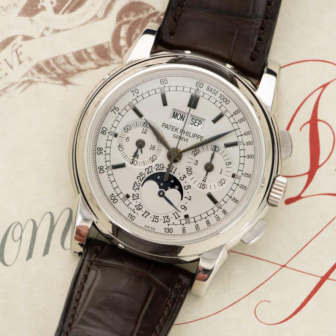 Patek Philippe Perpetual Calendar Chrono 5970G001 18k WG The