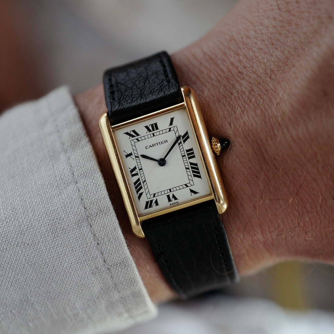 Cartier Tank 18k YG – The Keystone Watches