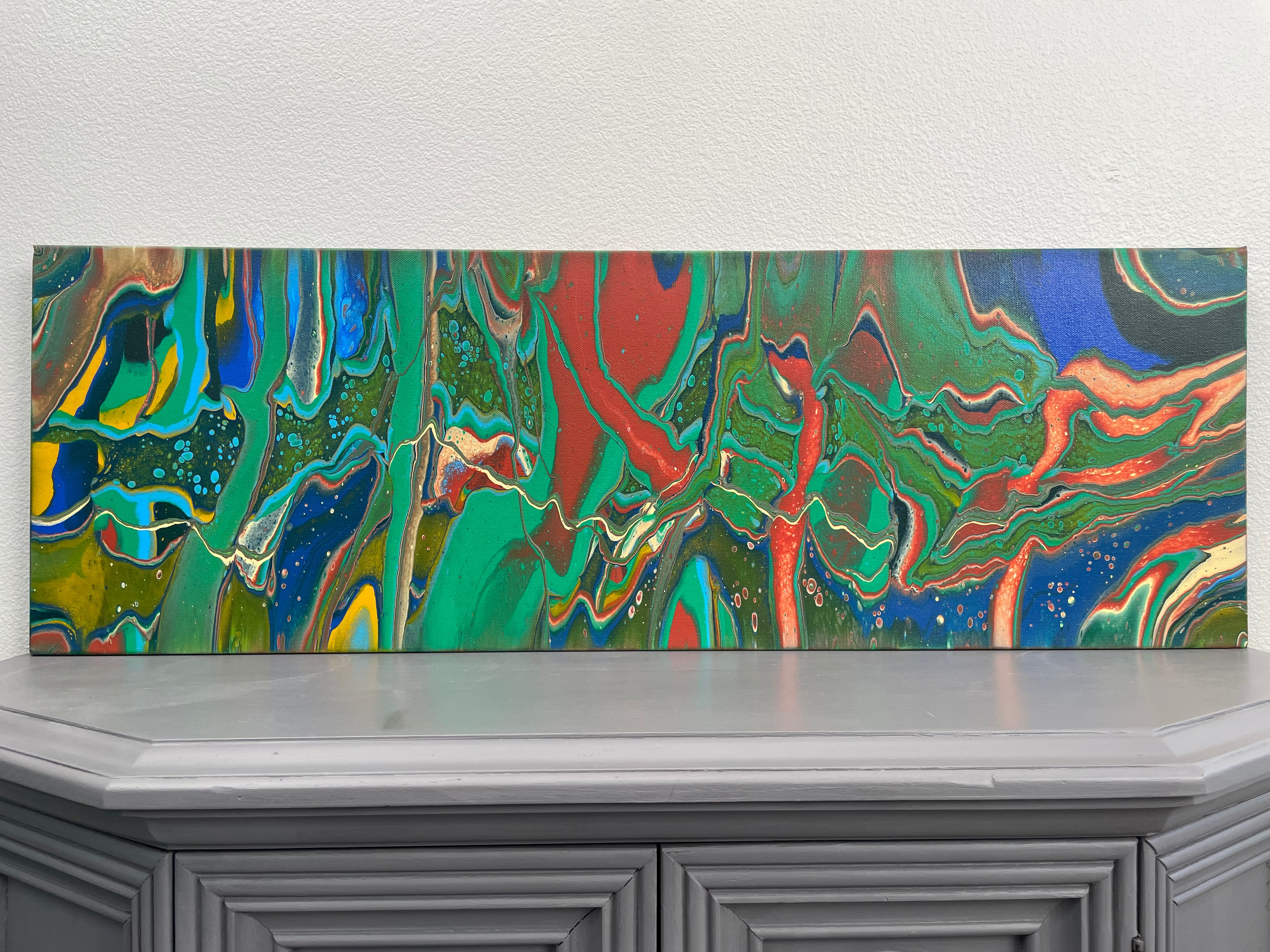 “Wander” - Original Art on Canvas - 12” x 36”