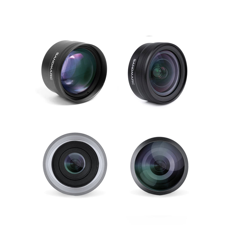 iPhone 14 Pro Max Lens Kit - Telephoto, Macro, Wide & Fisheye - SANDMARC