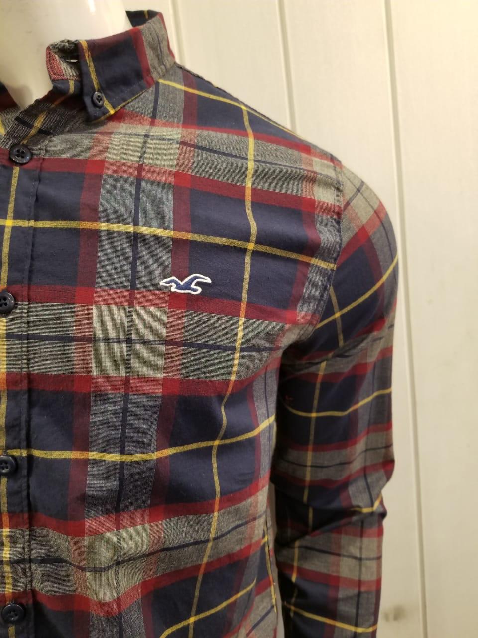 hollister red checked shirt