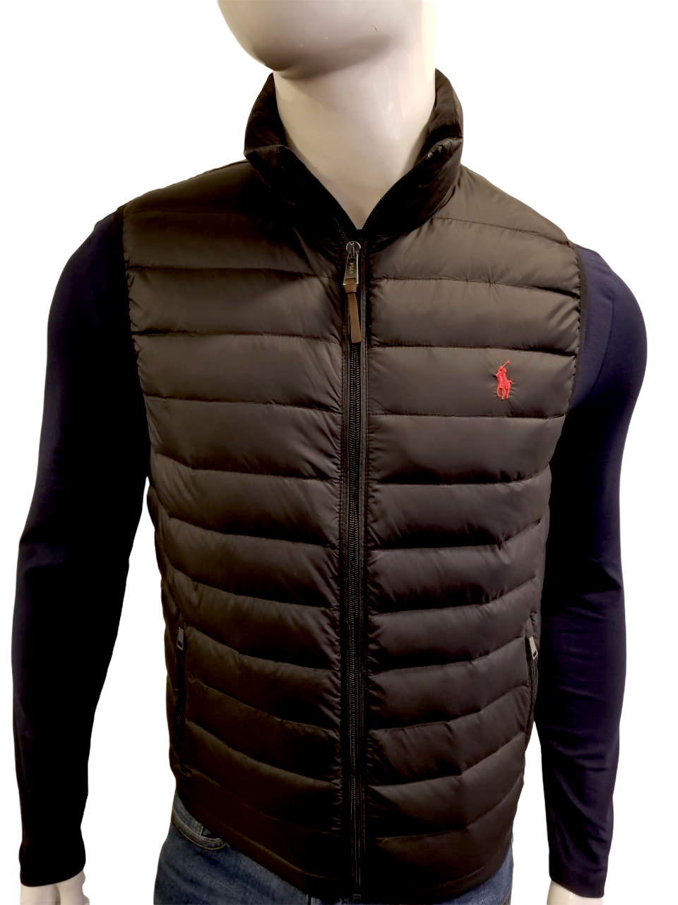 ralph lauren sleeveless puffer jacket