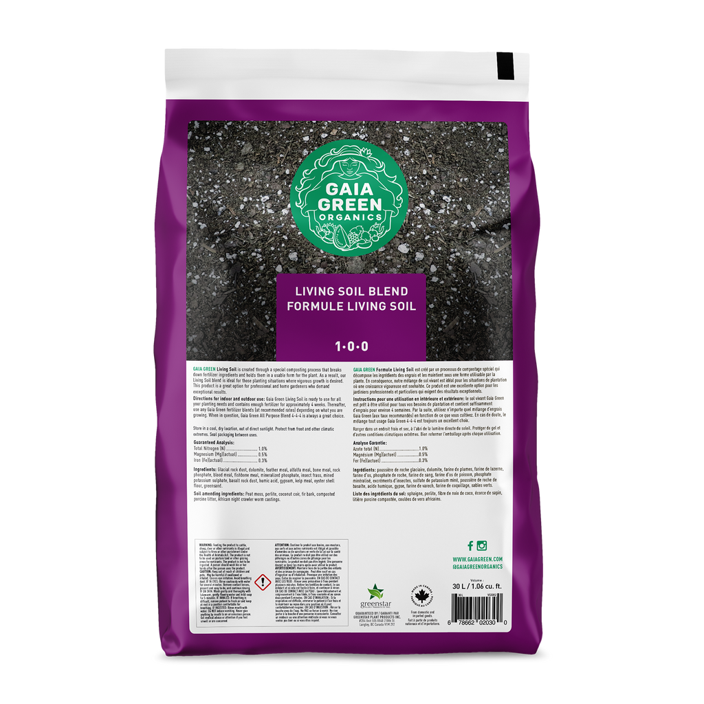 Gaia Green Living Soil 30L Bag | THC (Toronto Hemp Company)