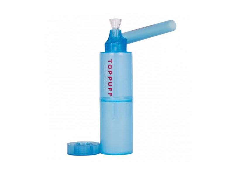 Top Puff Travel Bottle Universal Bong Kit w/ Glass Bowl Water Pipe Kit for Water Bottles