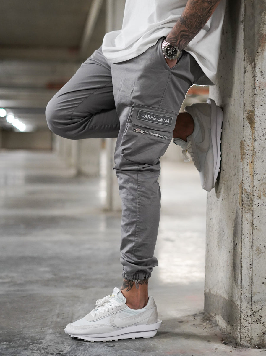 Light Grey Cargo Pants – CARPE OMNIA