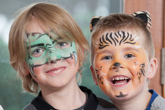 kids face painting with Pure Poppet