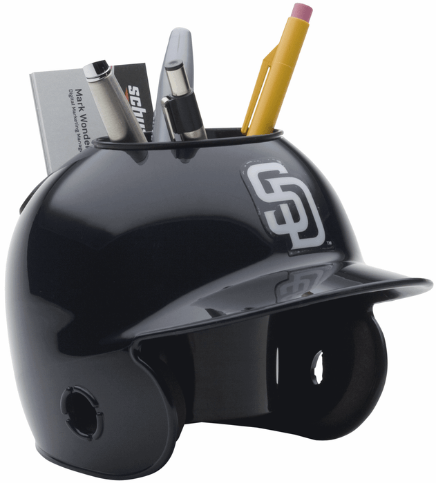 baseball helmet desk caddy