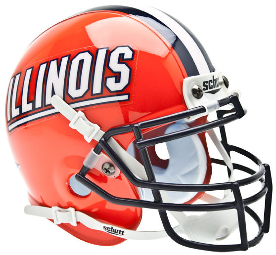 illinois fighting illini football helmet