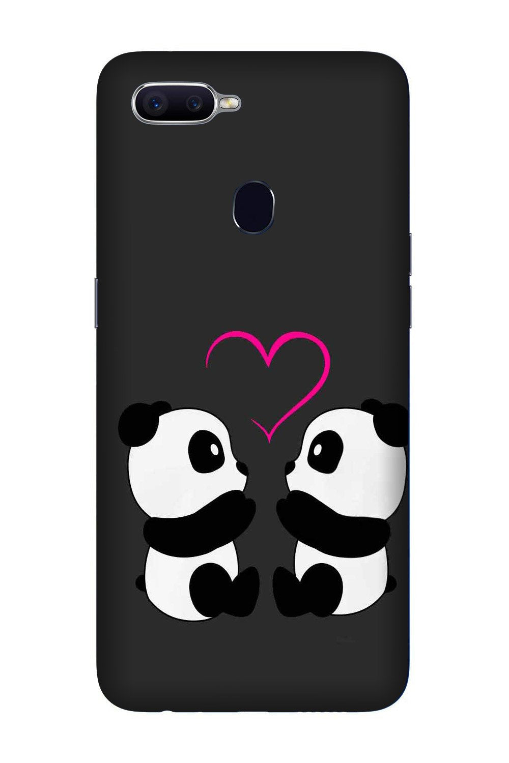 Panda Love Mobile Back Case for Oppo A5s (Design - 398) – theStyleO