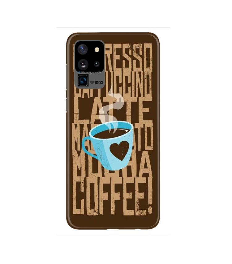 Love Coffee Mobile Back Case for Galaxy S20 Ultra   (Design - 351)