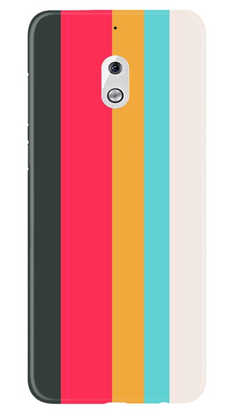 Color Pattern Mobile Back Case for Nokia 2.1 (Design - 369)
