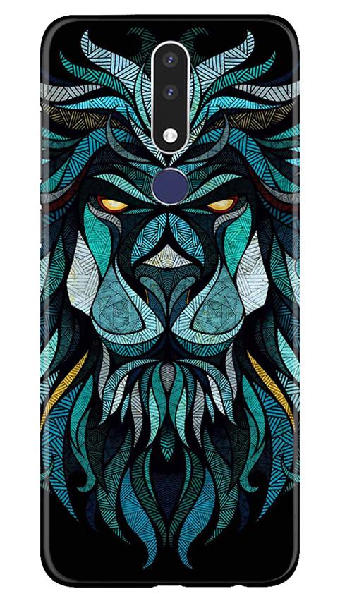 Lion Mobile Back Case for Nokia 3.1 Plus (Design - 314)