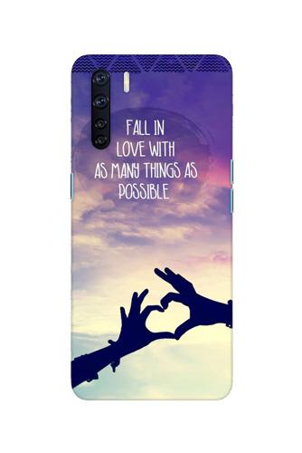 Fall in love Case for Oppo F15