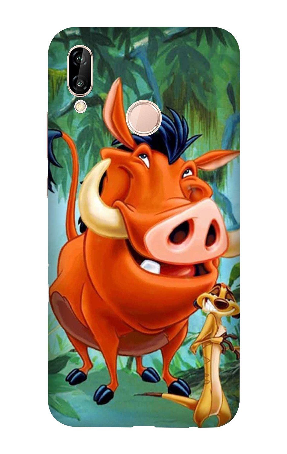 Timon and Pumbaa Mobile Back Case for Infinix Hot 7 Pro (Design - 305)