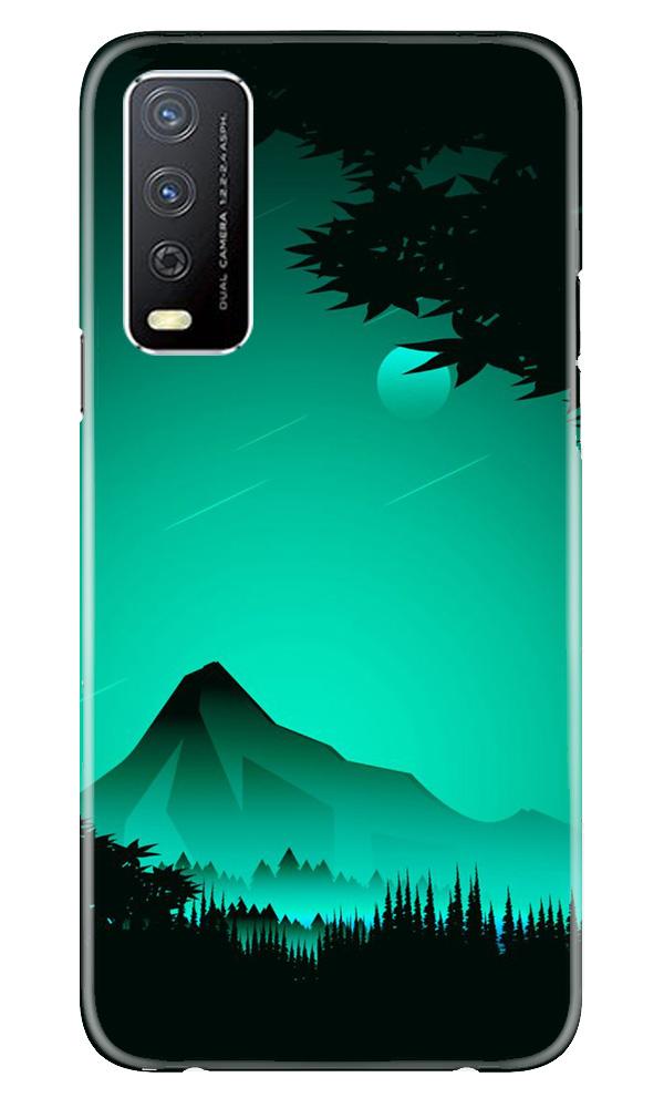 Moon Mountain Mobile Back Case For Vivo Y12s Design 4 Thestyleo