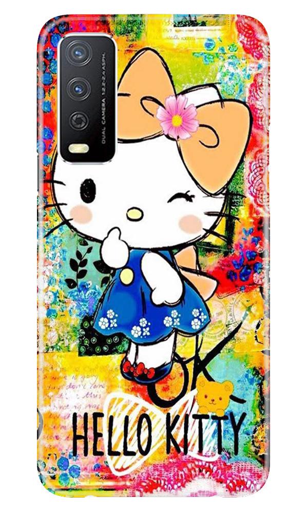Hello Kitty Mobile Back Case For Vivo Y12s Design 362 Thestyleo