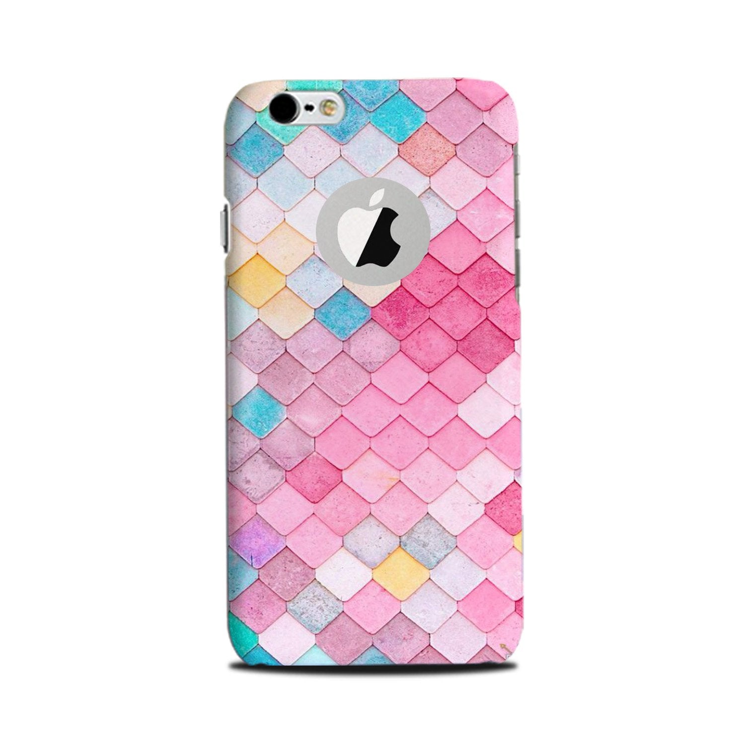 Pink Pattern Mobile Back Case For Iphone 6 Plus 6s Plus Logo Cut De Thestyleo