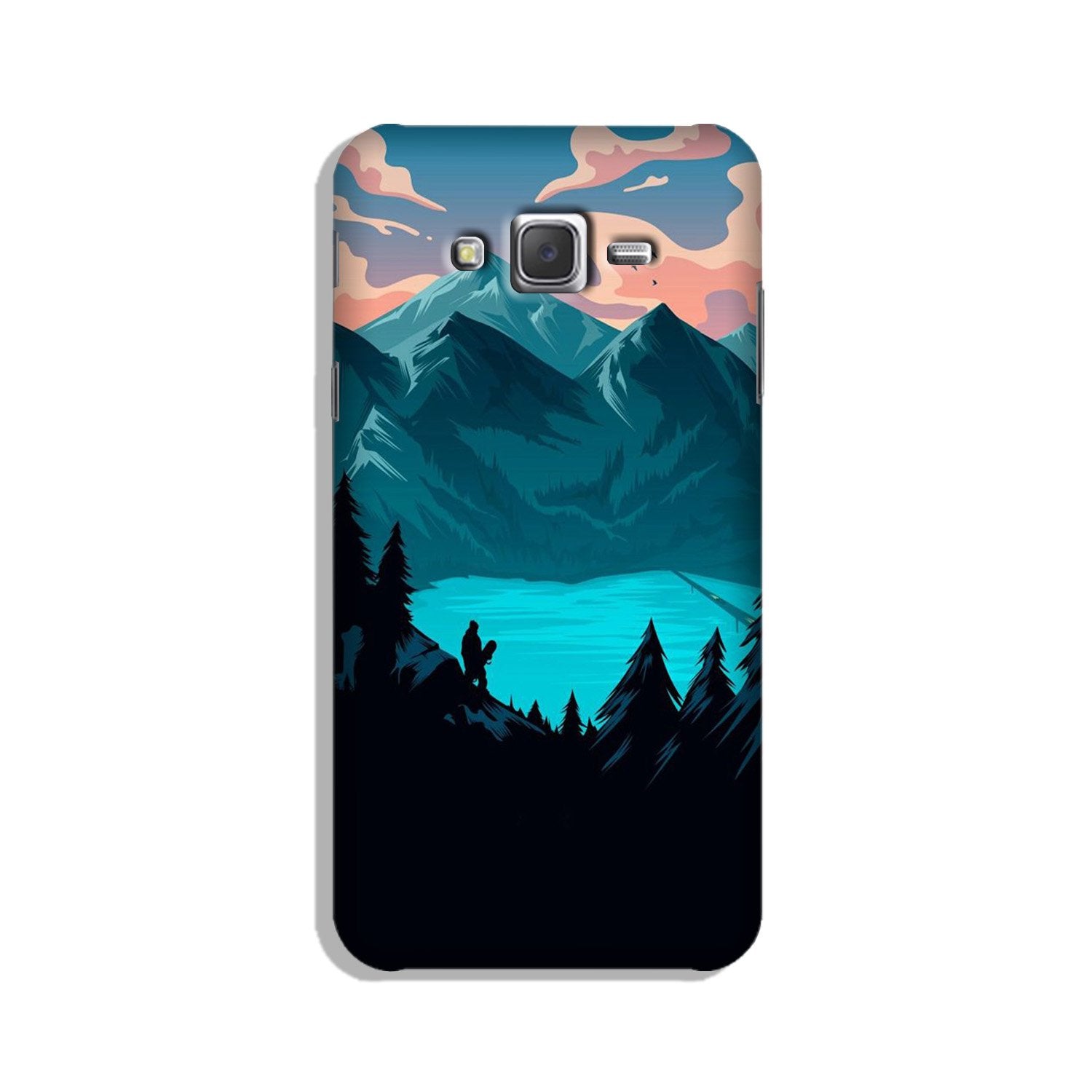 Mountains Case for Galaxy J7 (2015) (Design - 186)