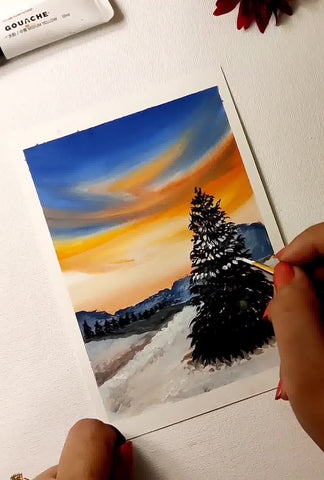 Christmas tree Painting ideas