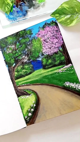 Embrace the joys of life and painting with Menorah sketchbooks.