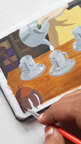 menorah sketchbook fun painting