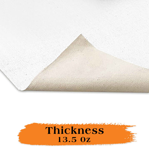 CANVAS PANELS - 13.5 OZ ( 420GSM )- PACK OF 4 - (6.0 x 6.0 inch)