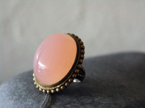 Stephen Dweck chalcedony ring – it absolutely glows! 