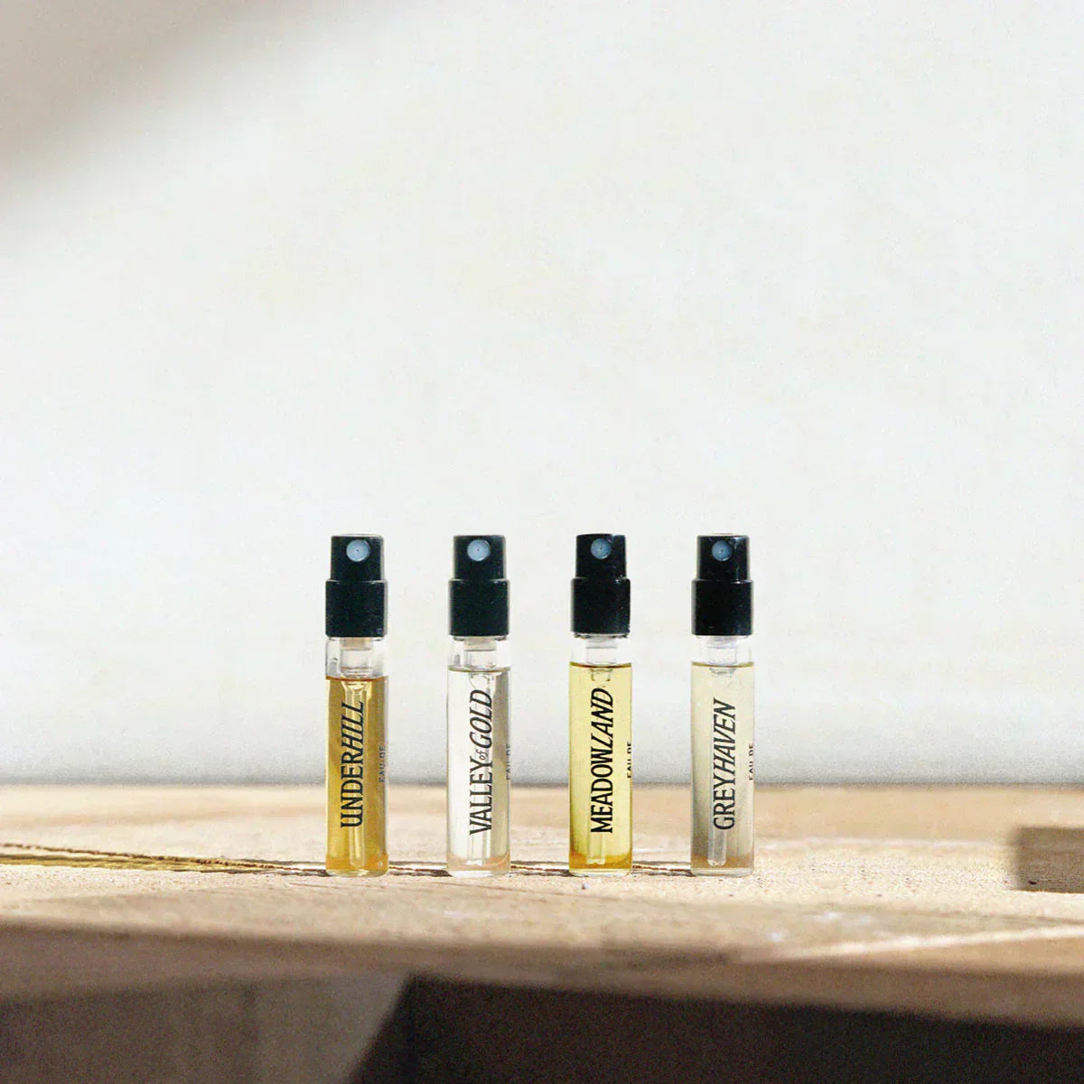 Misc. Goods Co.’s Discovery Eau de Cologne Set with four 2.5ml samples.