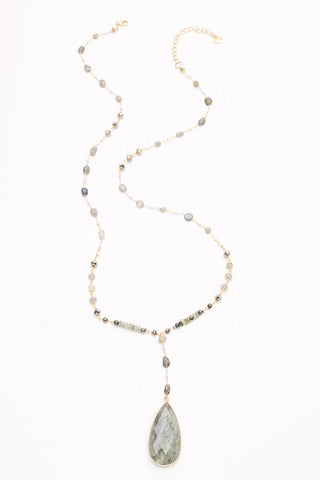 nakamol labradorite long necklace