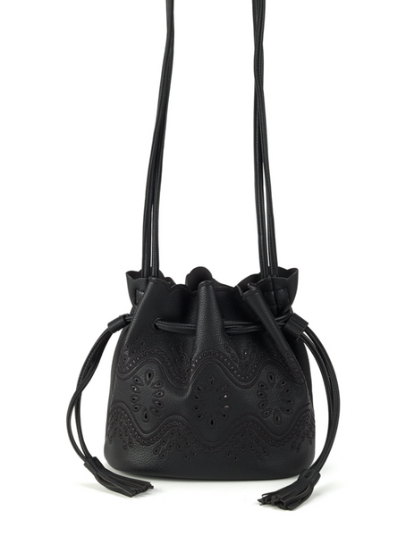 Bucket Crossbody Bag Black – Girl Intuitive