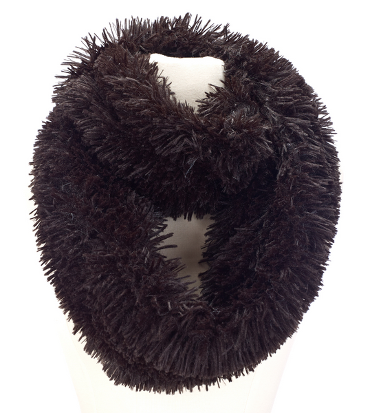 Fluffy Faux Fur Infinity Scarf – Girl Intuitive