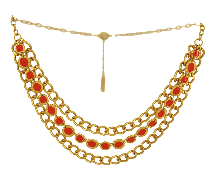 Karine Sultan Triple Row Enamel Chain