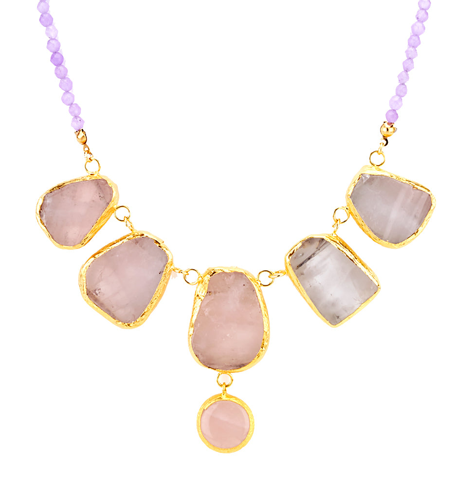Stepping Agate Stone Necklace