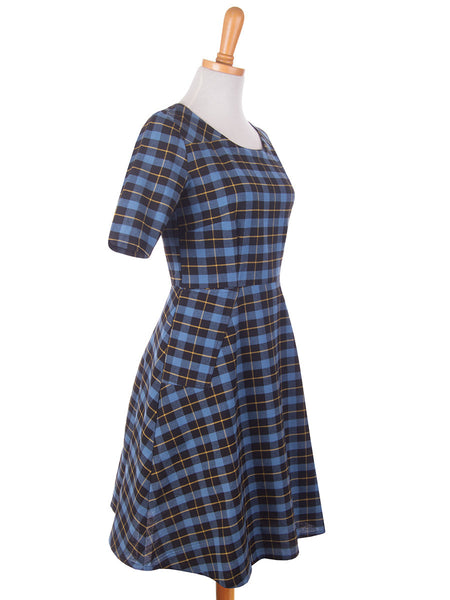 Country Estate Dress Blue – Girl Intuitive