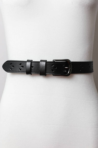 Petal Punch Out Leather Belt – Girl Intuitive