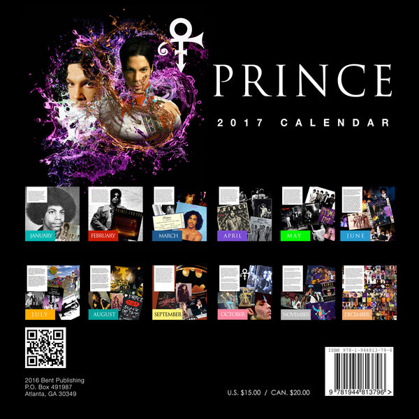 2017 Prince Calendar Your Black World Network