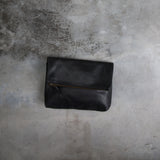 Menbere Black Leather Foldover Bag - Magnolia | Chip & Joanna Gaines ...