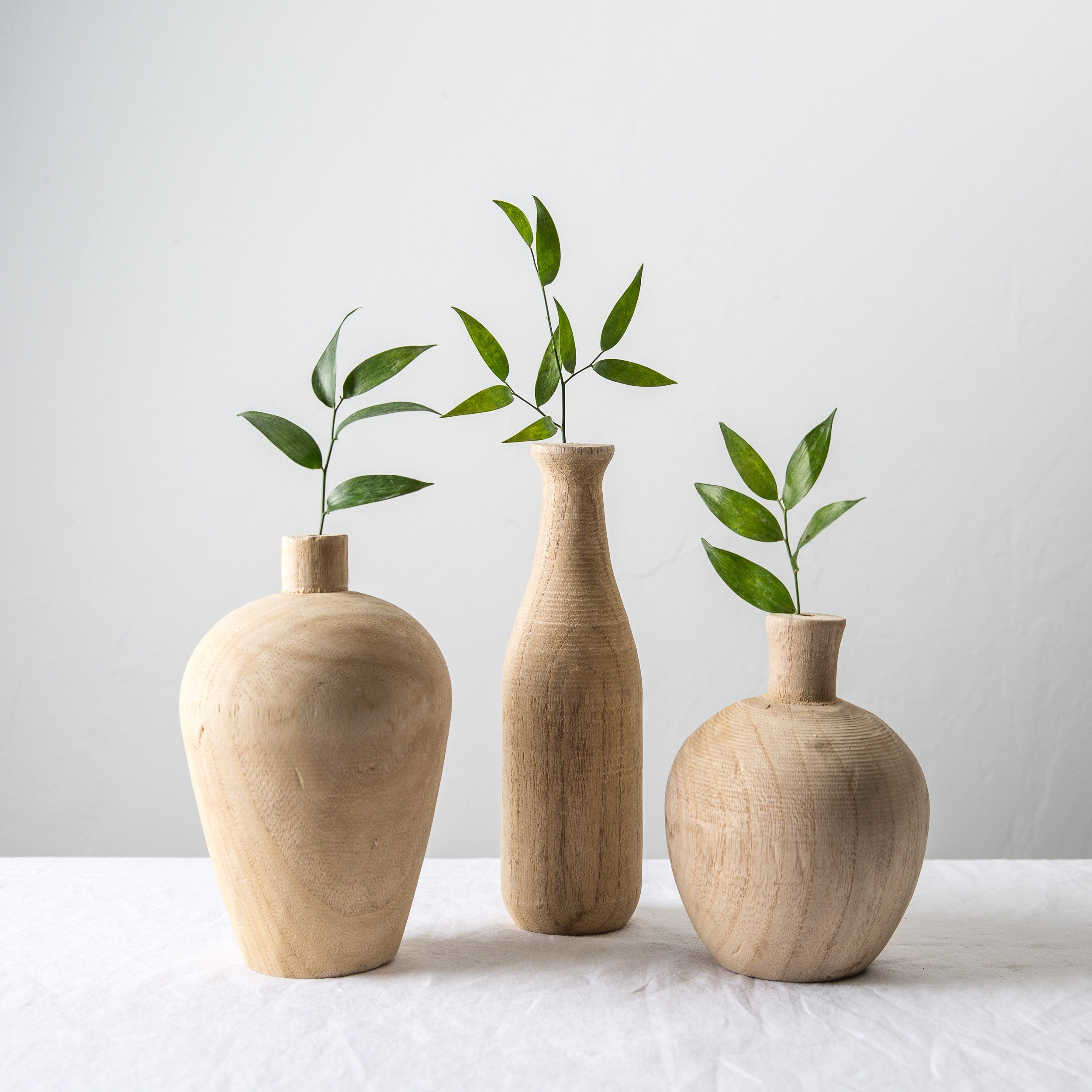 Paulownia Wood  Vase  Magnolia Market Chip Wood  vase  