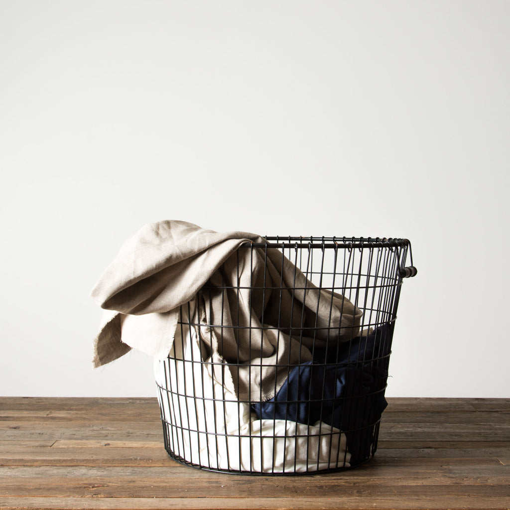 light and dark laundry baskets