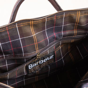 barbour large leather doctors bag