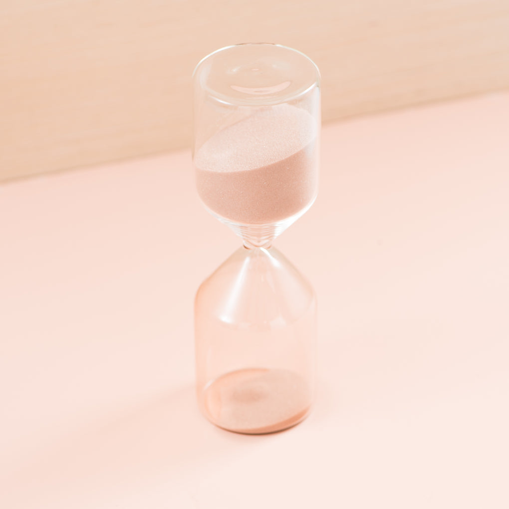 glass hourglass